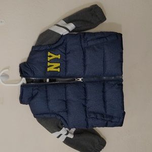 Xtreme Baby Boys Size 12M Hooded Puffer with Sweatshirt Hood and Sleeves